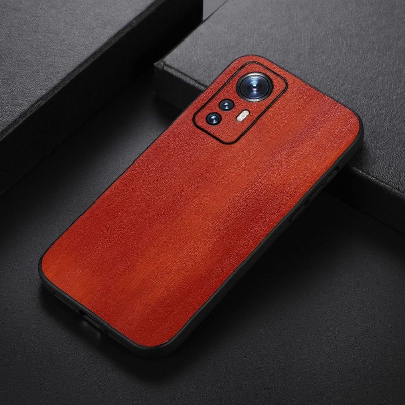 Coque Xiaomi 12 Pro REBEKA effet cuir