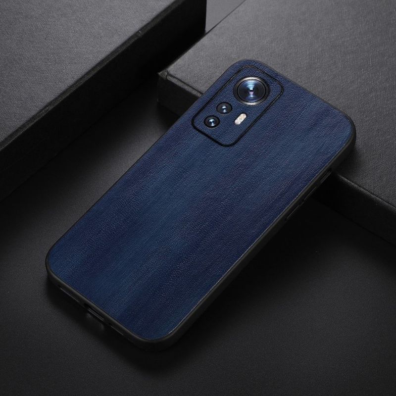 Coque Xiaomi 12 Pro REBEKA effet cuir