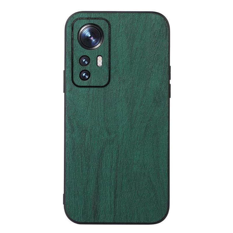 Coque Xiaomi 12 Pro Simili Cuir Effet Écorce