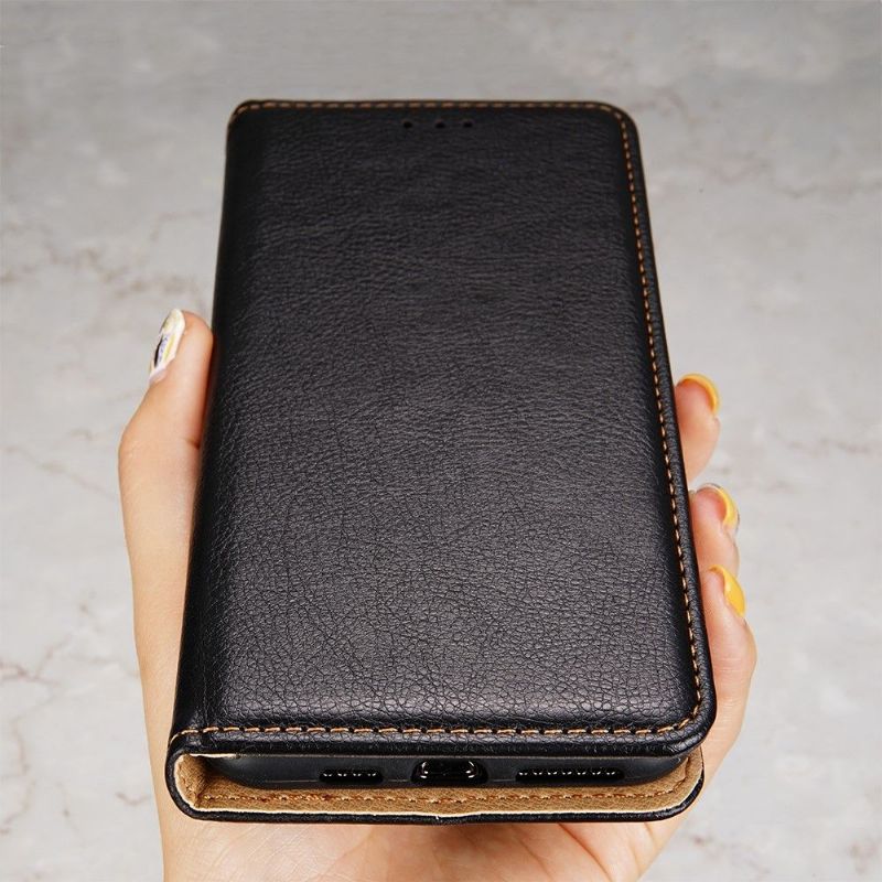 Flip cover Xiaomi 12 Pro PURE simili cuir