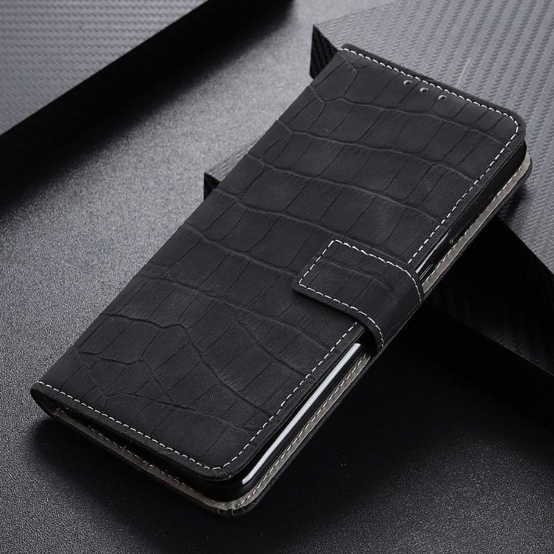 Housse Xiaomi 12 Pro Aspect Croco coutures