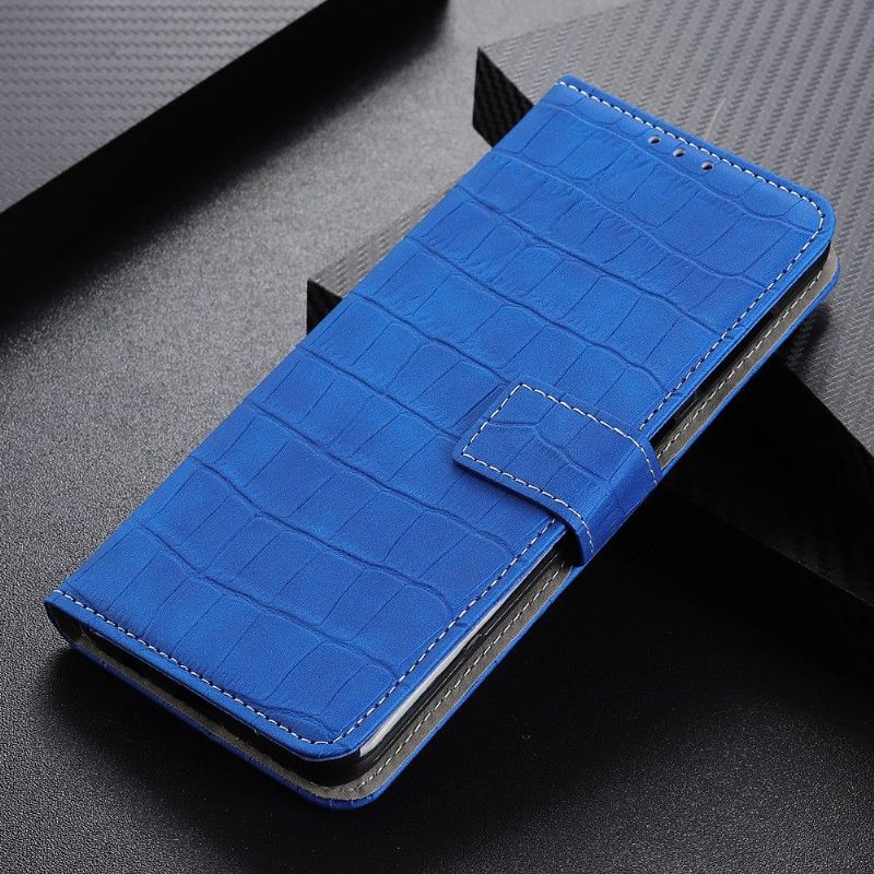 Housse Xiaomi 12 Pro Aspect Croco coutures