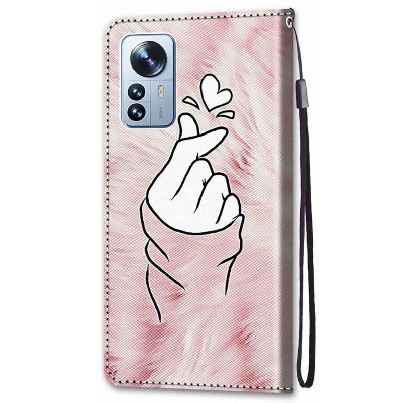 Housse Xiaomi 12 Pro Coeur Coréen