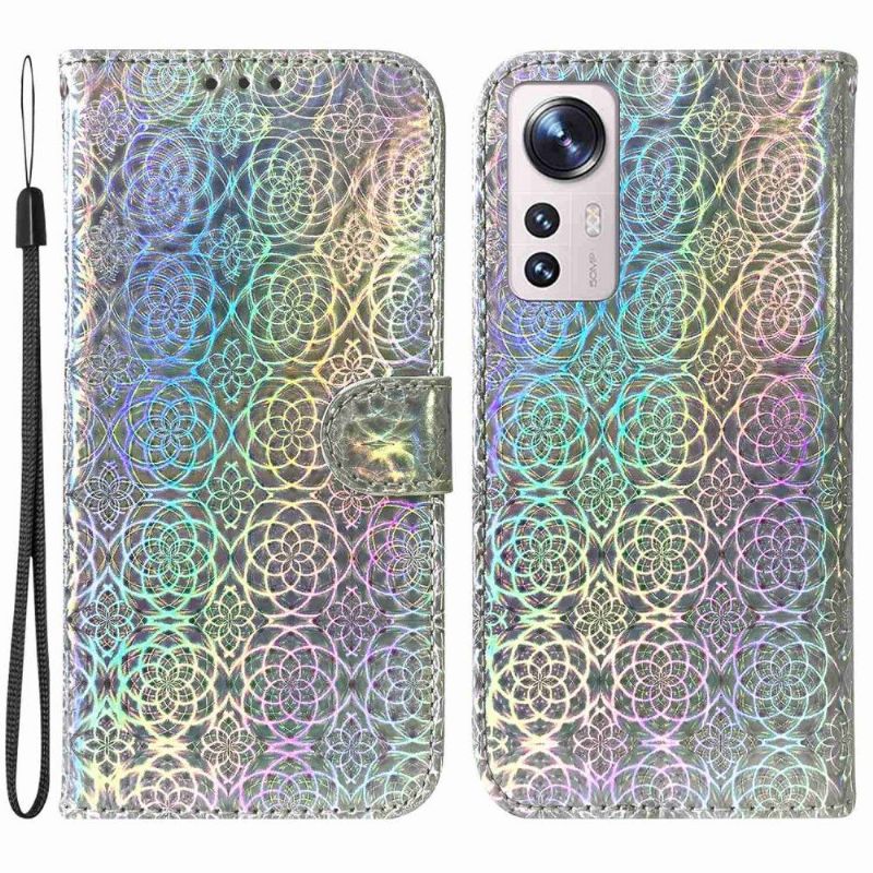 Housse Xiaomi 12 Pro Fleurs Holographiques