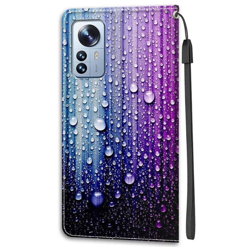 Housse Xiaomi 12 Pro Gouttes d'eau