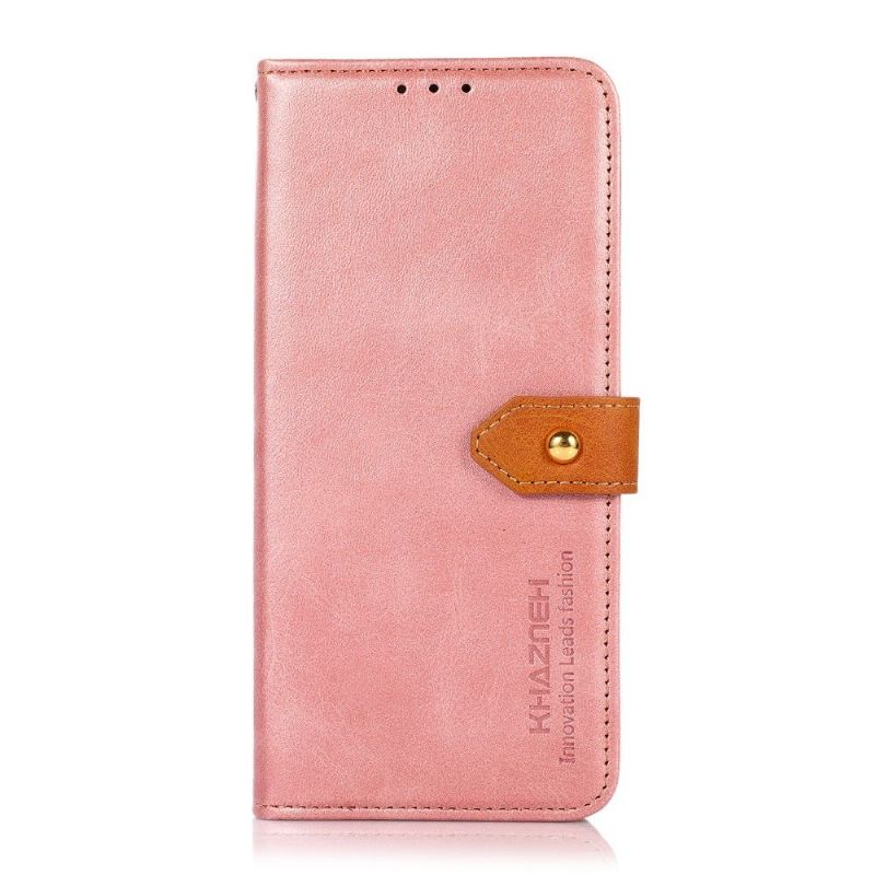 Housse Xiaomi 12 Pro KHAZNEH Bicolore simili cuir