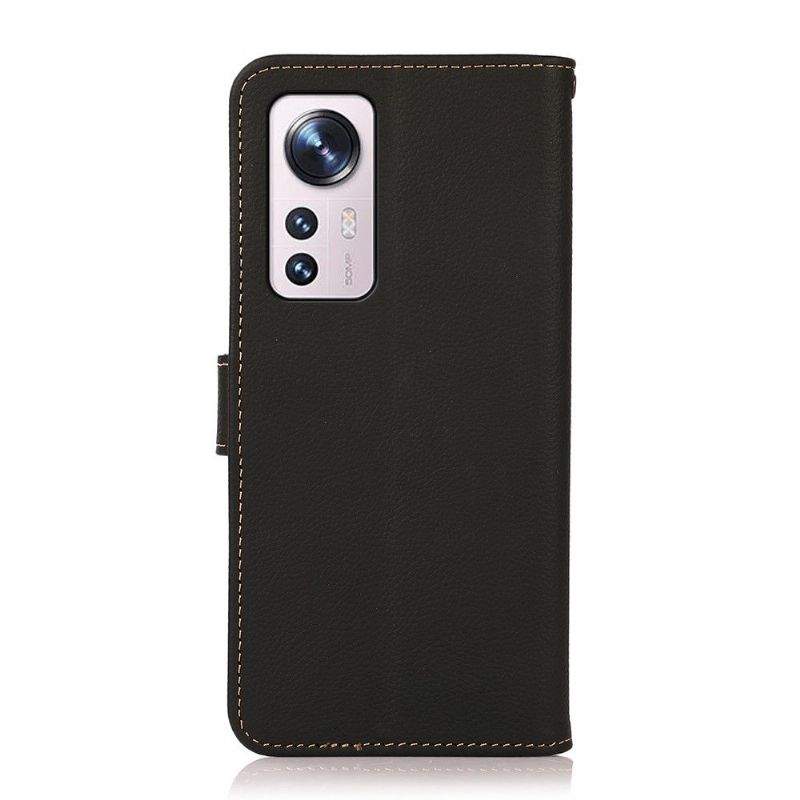 Housse Xiaomi 12 Pro KHAZNEH Classic en cuir