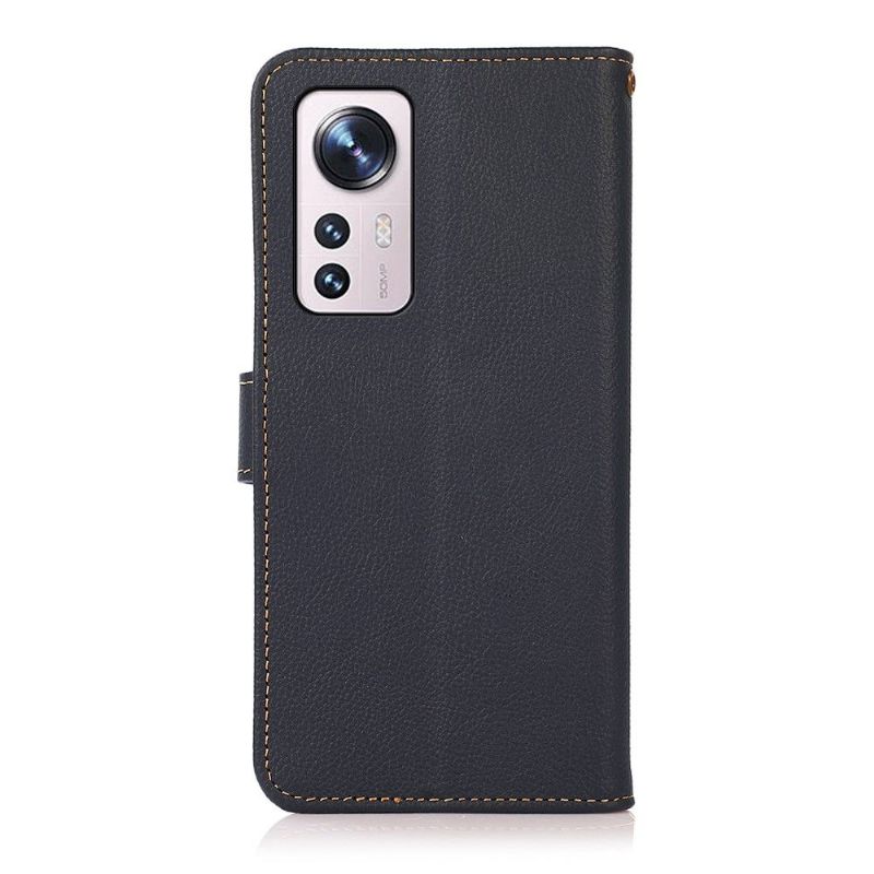 Housse Xiaomi 12 Pro KHAZNEH Classic en cuir