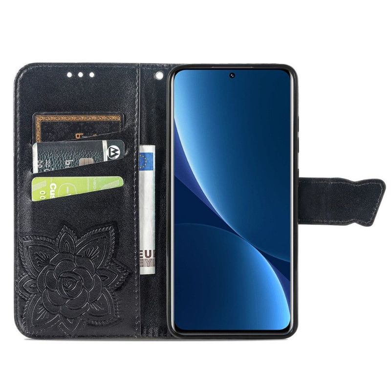 Housse Xiaomi 12 Pro Papillon Relief