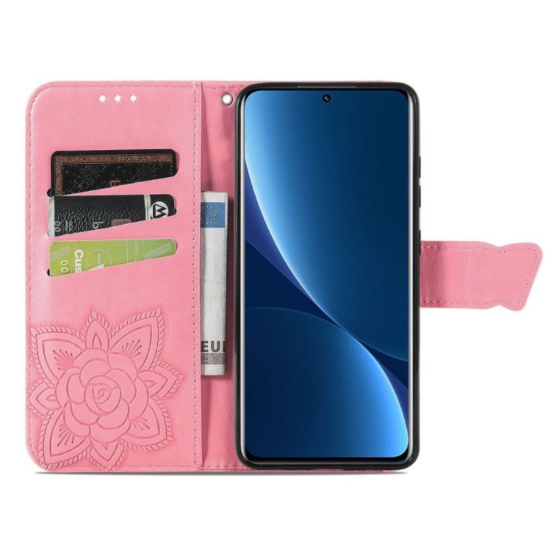 Housse Xiaomi 12 Pro Papillon Relief