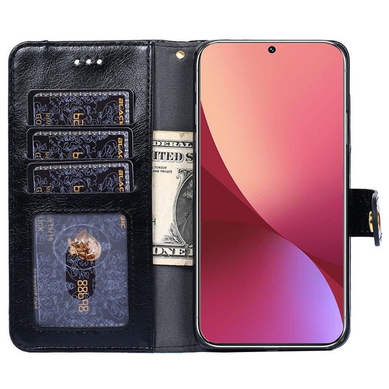 Housse Xiaomi 12 Pro Porte-monnaie simili cuir