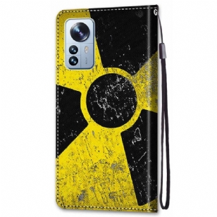 Housse Xiaomi 12 Pro Symbole Radioactif