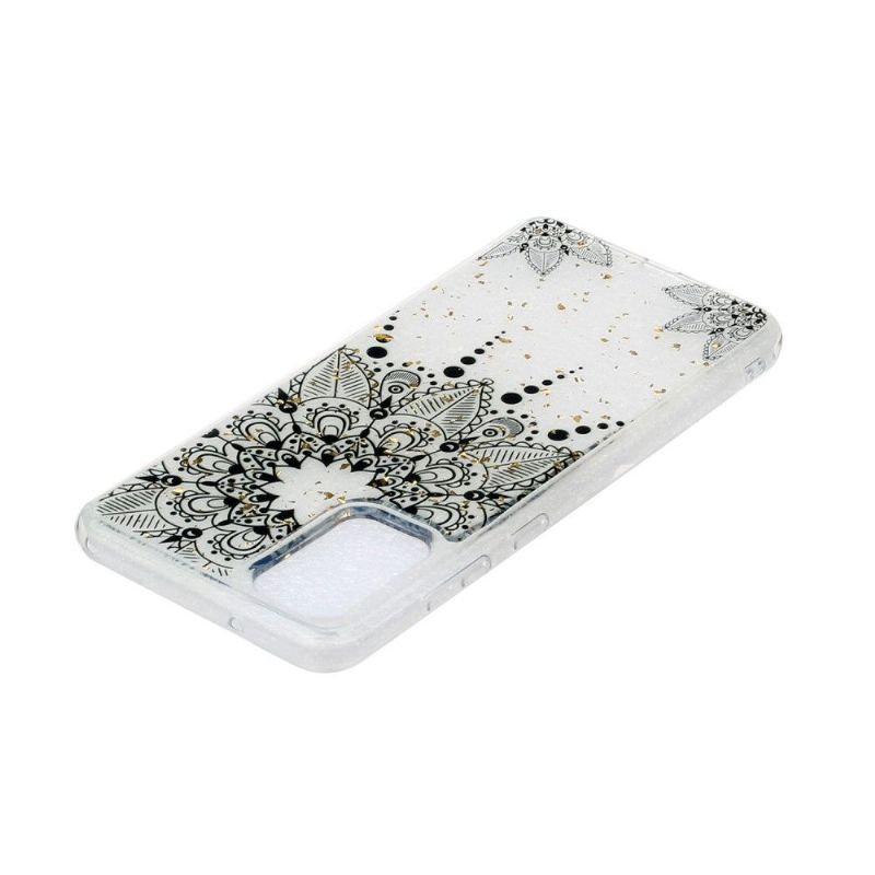 Coque Samsung Galaxy A51 couronne fleur style oriental