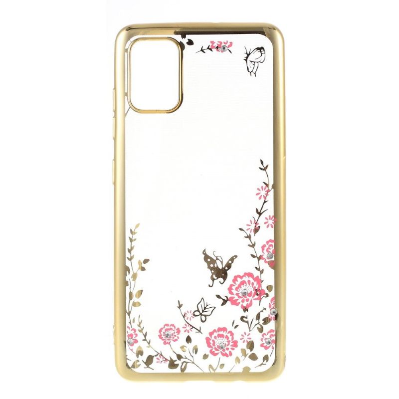 Coque Samsung Galaxy A51 transparente printemps fleuri