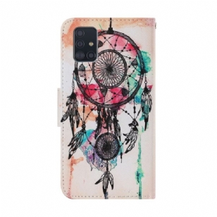 Housse Samsung Galaxy A51 Attrape rêves aquarelle