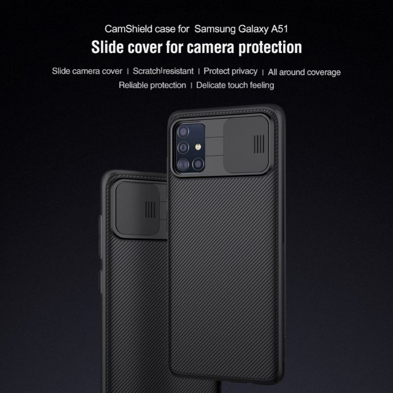 Samsung Galaxy A51 - Coque NILLKIN avec cache objectif arrière