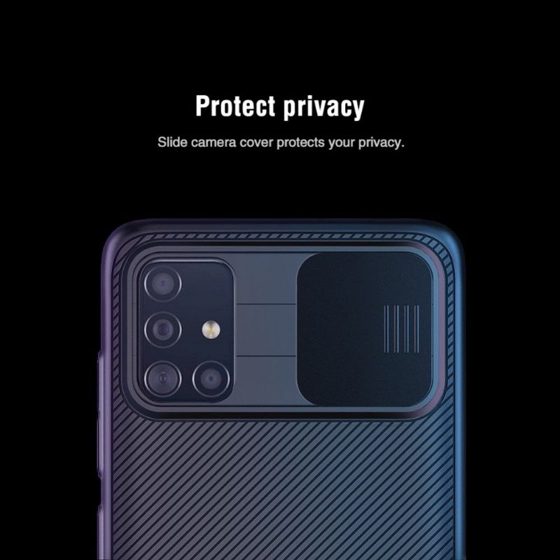 Samsung Galaxy A51 - Coque NILLKIN avec cache objectif arrière