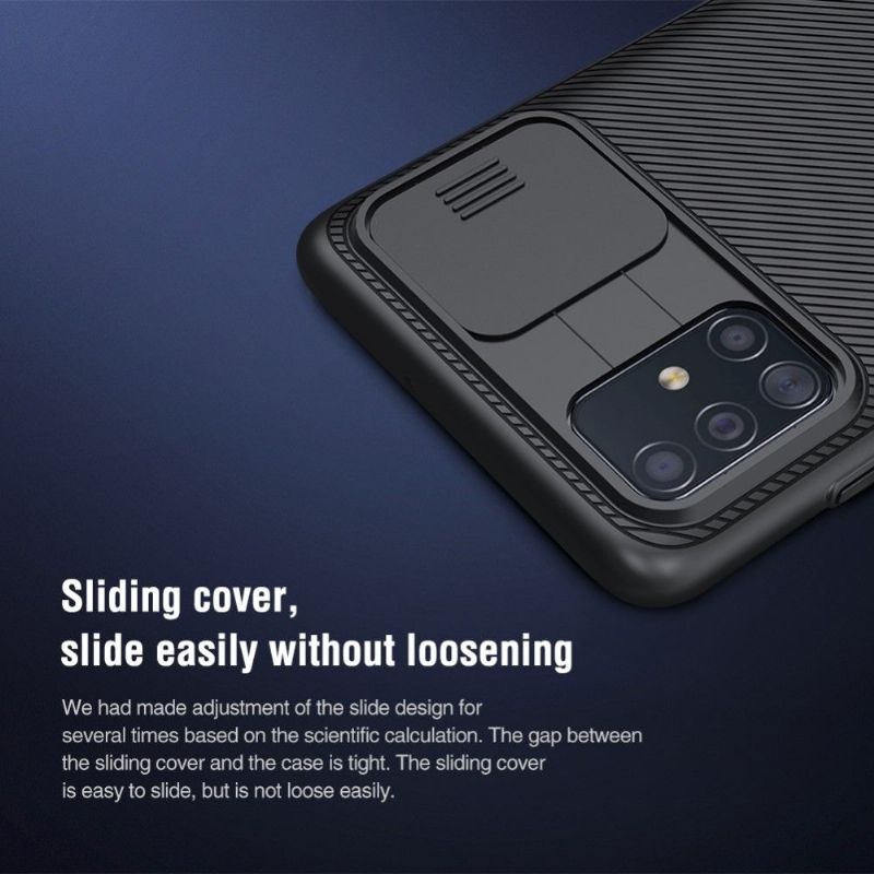 Samsung Galaxy A51 - Coque NILLKIN avec cache objectif arrière