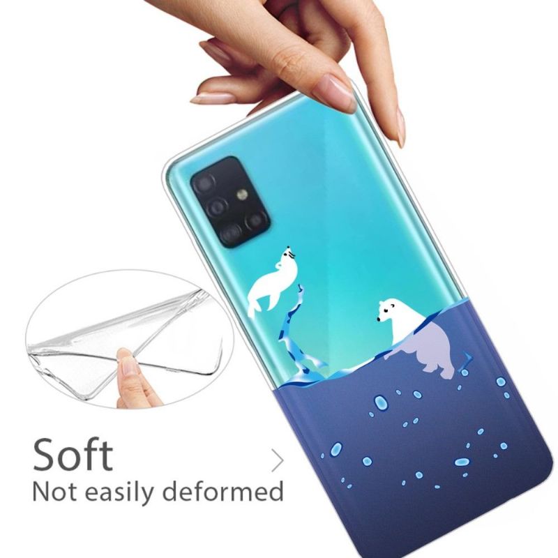 Samsung Galaxy A51 - Coque phoque et ours blanc