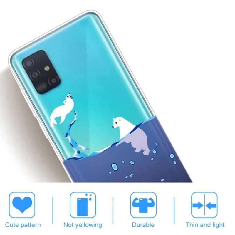 Samsung Galaxy A51 - Coque phoque et ours blanc