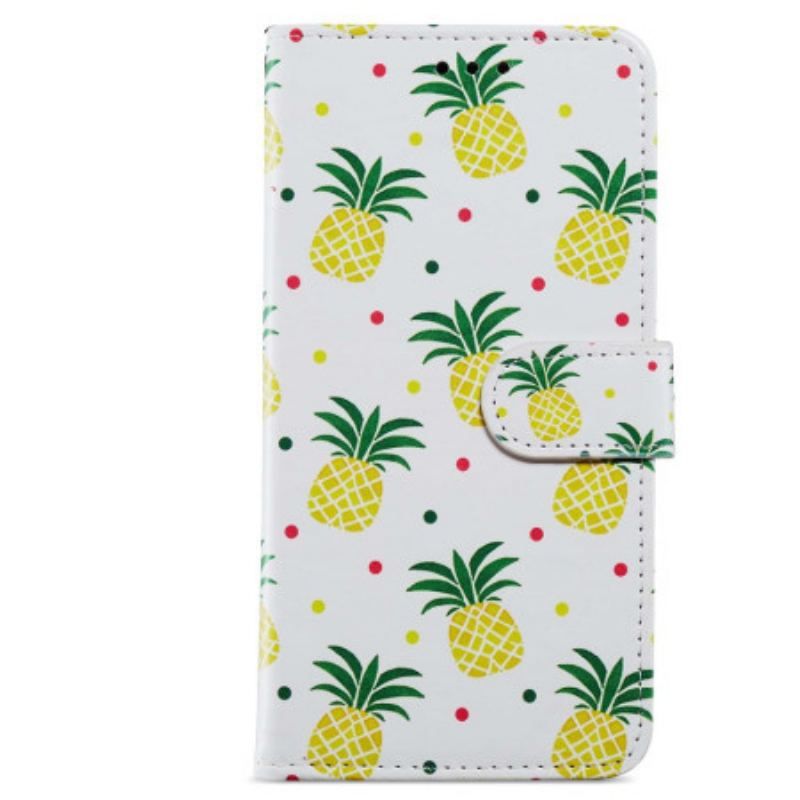 Housse Google Pixel 7A Ananas à Lanière