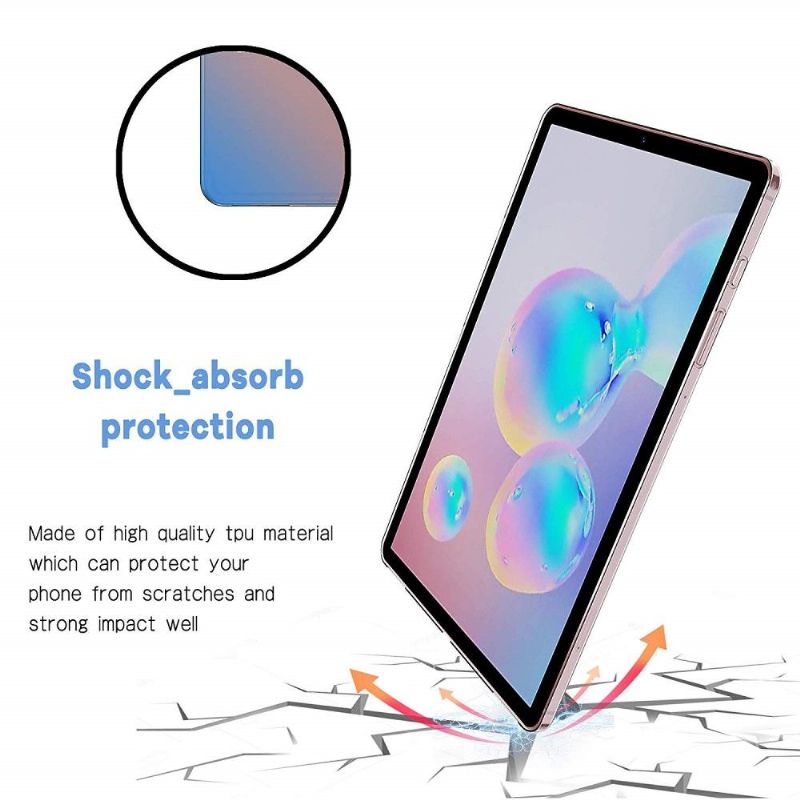 Coque Samsung Galaxy Tab S6 en gel transparente