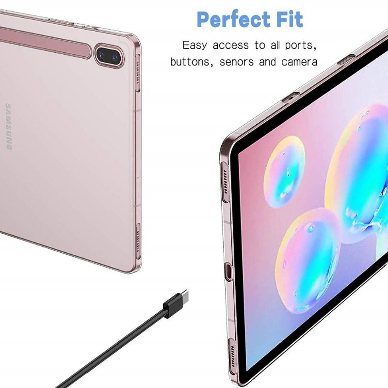 Coque Samsung Galaxy Tab S6 en gel transparente