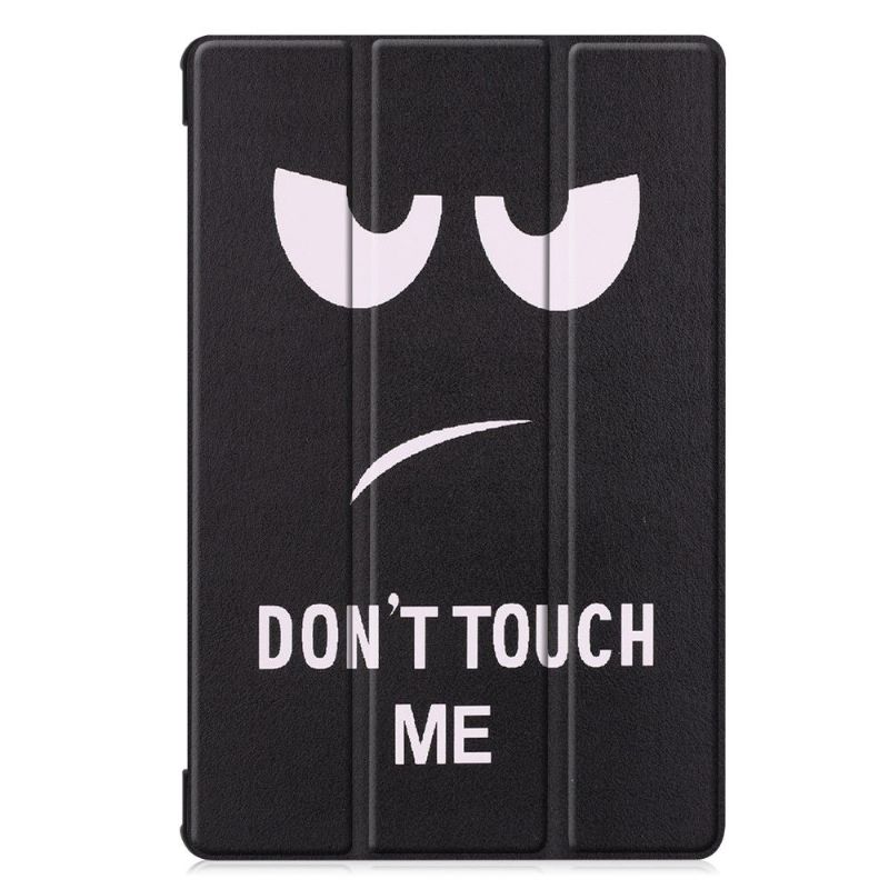 Samsung Galaxy Tab S6 - Coque avec rabat intelligent Ne me touche pas