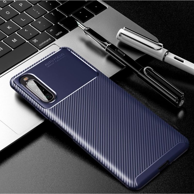 Coque effet fibre de carbone pour Sony Xperia 10 II