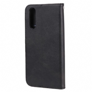 Housse Sony Xperia 10 II Zipper Pocket Effet Cuir